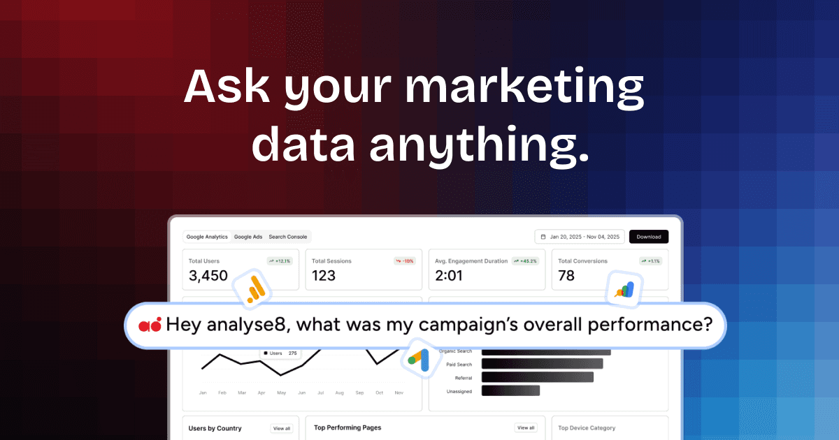 Analyse8 AI marketing analytics platform